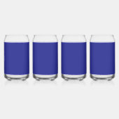 Transformeer uw ruimte met een verbluffende blauwe blikvorm glas (Voorkant)