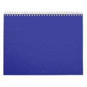 Transformeer uw ruimte met een verbluffende blauwe kalender (Hoes)