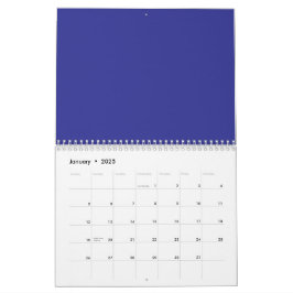 Transformeer uw ruimte met een verbluffende blauwe kalender