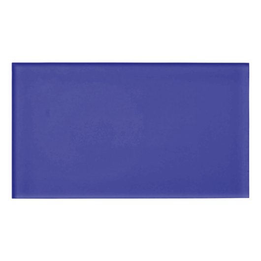 Transformeer uw ruimte met een verbluffende blauwe naambadge (Voorkant)