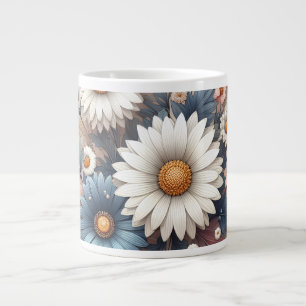 Transformeer uw ruimte met Elegant Daisy Floral Grote Koffiekop