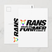 Transformer | Transgender Pride Briefkaart (Voorkant / Achterkant)
