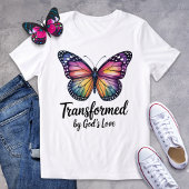 Transformeren door Gods Liefde Vlindertje Shirt