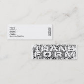 Transformeren Mini Visitekaartje (Voorkant / Achterkant)