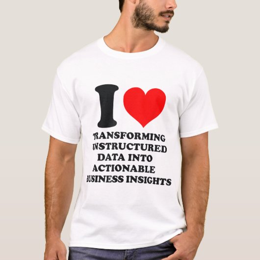 Transformeren van niet-gestructureerde gegevens Ac T-shirt (Voorkant)
