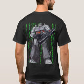 Transformers 1x00007 MATRIX ZWART DOOR SAMURAI FEU T-shirt (Achterkant)