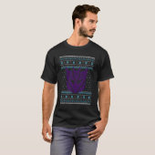 Transformers Christmas Decepticon Lelijke trui Sty T-shirt (Voorkant volledig)