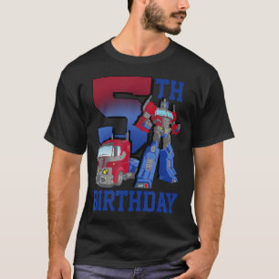 Transformers Optimus Prime 5e verjaardag Gradient  T-shirt