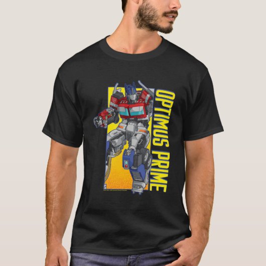 Transformers Rise Of The Beasts Geanimeerde Optimu T-shirt (Voorkant)