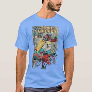 Transformers Vintage Vervaaagde Autobot Killer Com T-shirt