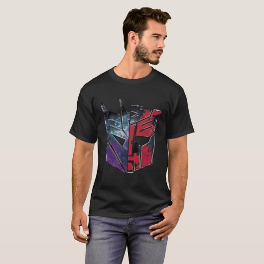 Transformers War voor Cybertron Decepticon Autobot T-shirt (Voorkant volledig)