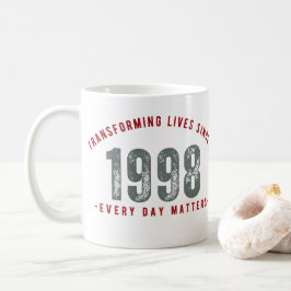 Transforming Lives Since 1998 | Teacher mug | Koffiemok