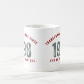 Transforming Lives Since 1998 | Teacher mug | Koffiemok (Center)