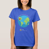 Transforming Lives T-shirt - Blauw (Voorkant)
