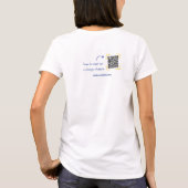 Transforming Lives T-shirt - Wit (Achterkant)