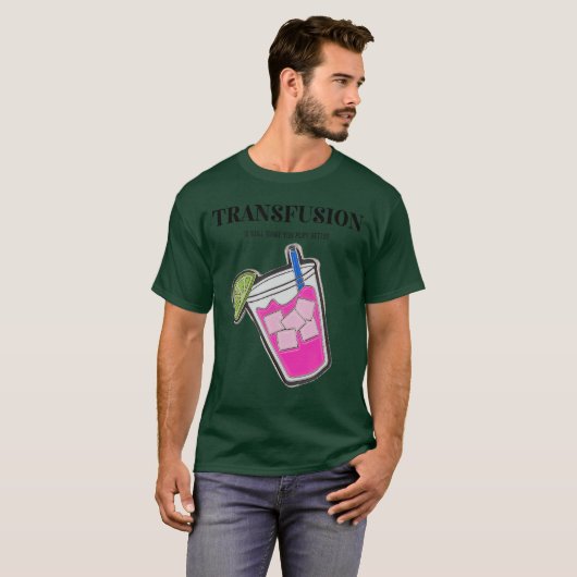 Transfusion It Will Make You Play Better Golf gift T-shirt (Voorkant volledig)
