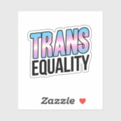 Transgelijkheid Sticker (Vel)