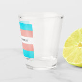 Transgender aangepaste tekst trans drinken shot glas (Rechts)