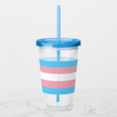 Transgender Acryl Drinkbeker (Rechts)