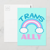 Transgender Ally Briefkaart (Voorkant / Achterkant)