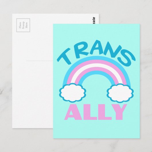 Transgender Ally Briefkaart (Voorkant / Achterkant)
