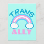 Transgender Ally Briefkaart (Voorkant)