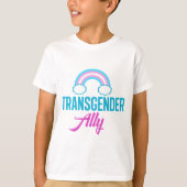 Transgender Ally Schattig Kinder T-shirt (Voorkant)