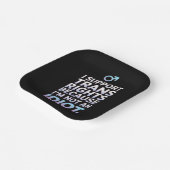 Transgender Ally Trans Pride Flag Support Papieren Bordje (Gebogen)