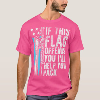 Transgender als deze vlag je AR-15 Pistool tuig be T-shirt