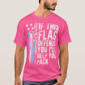 Transgender als deze vlag je AR-15 Pistool tuig be T-shirt (Voorkant)