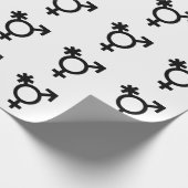 Transgender Alternatief Geslachts Symbool Cadeaupapier (Hoek)