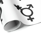 Transgender Alternatief Geslachts Symbool Cadeaupapier (Rol Hoek)