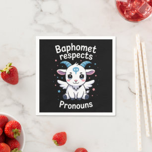 Transgender Baphomet Respecteert Voornaamwoorden T Servet
