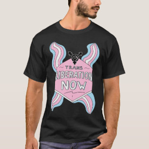 Transgender Bevrijding Nu Trans Rechten LGBT Pride T-shirt