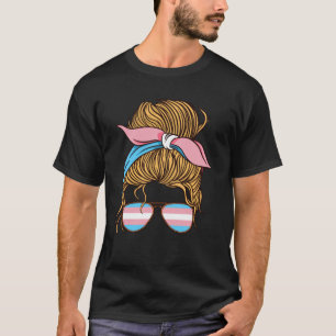 Transgender Bisexual Woman Transseksuele Vlag T-shirt
