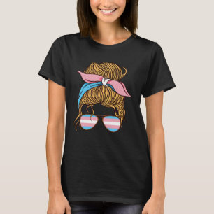 Transgender Bisexual Woman Transseksuele Vlag T-shirt
