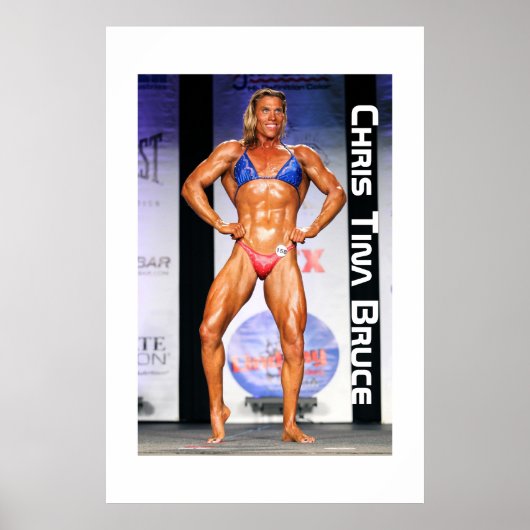 Transgender Bodybuilder Chris Tina Bruce Poster (Voorkant)