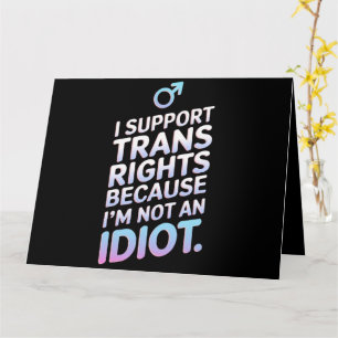 Transgender Bondgenoot Trans Pride Vlag Ondersteun Kaart