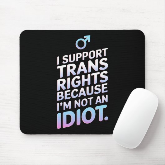 Transgender Bondgenoot Trans Pride Vlag Steun  Muismat (Met muis)