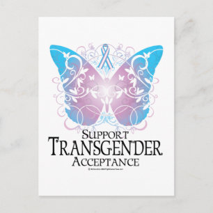 Transgender Butterfly Briefkaart