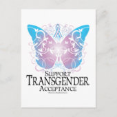 Transgender Butterfly Briefkaart (Voorkant)