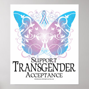 Transgender Butterfly Poster