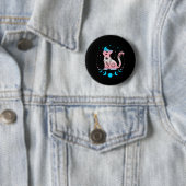 Transgender Cat Astrologie Hemelse LHBT Pride Tra Ronde Button 5,7 Cm (In situ)