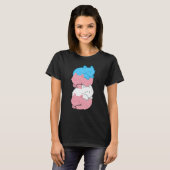 Transgender Cats Lgbtq Life Transseksuele Vlag T-shirt (Voorkant volledig)