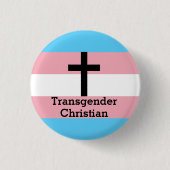 Transgender Christelijke Pride Button (Voorkant)