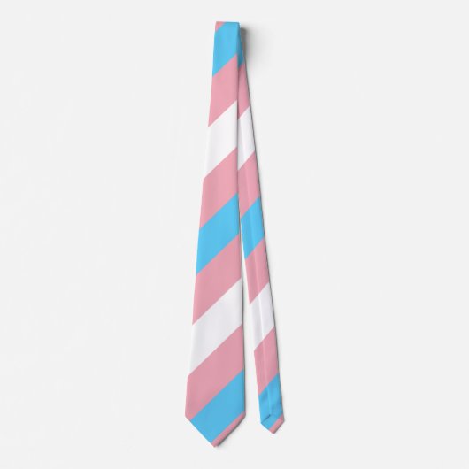 Transgender Colors Krawatte Stropdas (Voorkant)