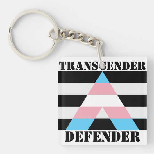 Transgender Defender Ally Sleutelhanger (voorkant)