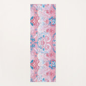 Transgender Dragon Damask - Trans Pride Flag Kleur Yogamat (Voorkant)