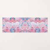 Transgender Dragon Damask - Trans Pride Flag Kleur Yogamat (Voorkant (horizontaal))