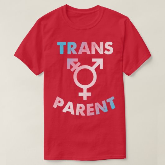 Transgender-effect van trans-ouders t-shirt (Design voorkant)